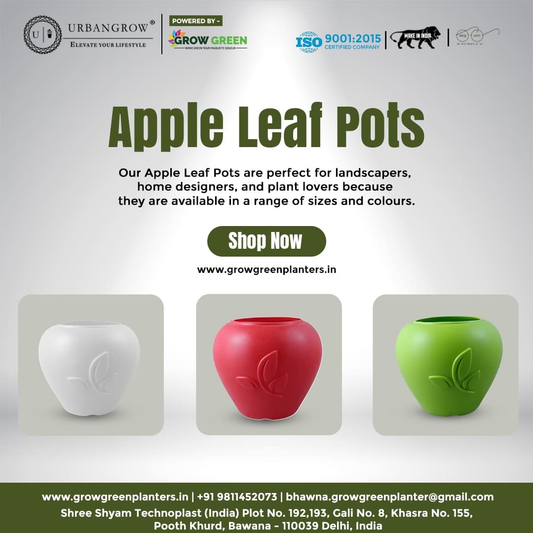 Apple Leafs Pots
