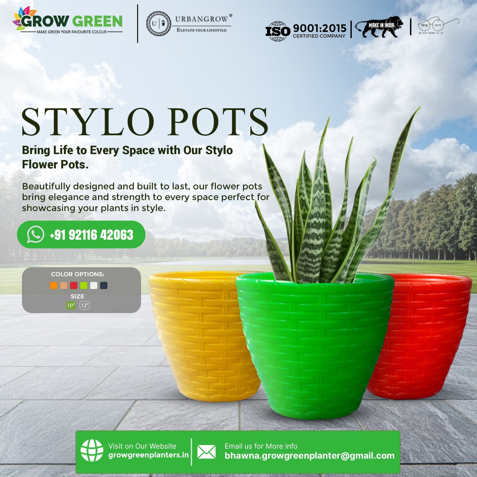 Stylo Pots